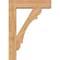 Ekena Millwork Olympic Block Smooth Bracket w/ Offset Brace, Western Red Cedar, 7 1/2"W x 30"D x 42"H BKT0806X30X42OLY05SWR - alternate 2